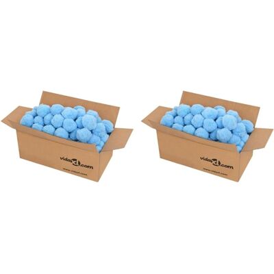 VIDAXL Boules Filtrantes Piscine - Bleu - 50mm - 1400g - Élimination bactéries VIDAXL Boules Filtrantes Piscine - Bleu - 50mm - 1400g - Élimination bactéries
