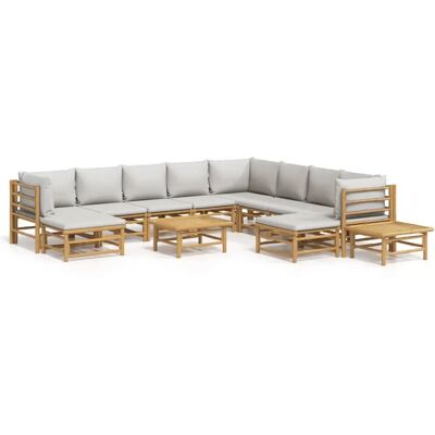 vidaXL Gartenmöbel-Set - Langlebiges Bambus, Modulares Design vidaXL Gartenmöbel-Set - Langlebiges Bambus, Modulares Design