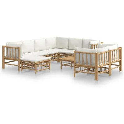 vidaXL Outdoor-Möbelset - Langlebiges Bambus-Design vidaXL Outdoor-Möbelset - Langlebiges Bambus-Design
