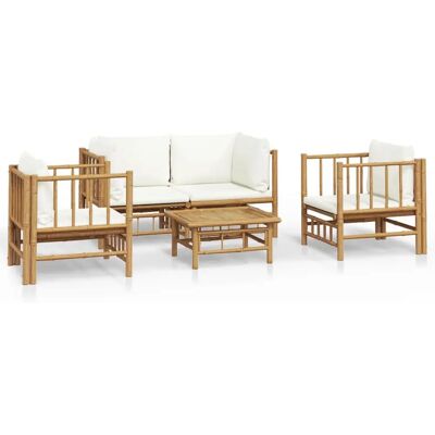 vidaXL Gartenmöbelset - Bambus Modulares 4-Sitzer vidaXL Gartenmöbelset - Bambus Modulares 4-Sitzer