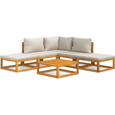 vidaXL Outdoor Möbelset - Modulares Gartensofa mit Kissen vidaXL Outdoor Möbelset - Modulares Gartensofa mit Kissen
