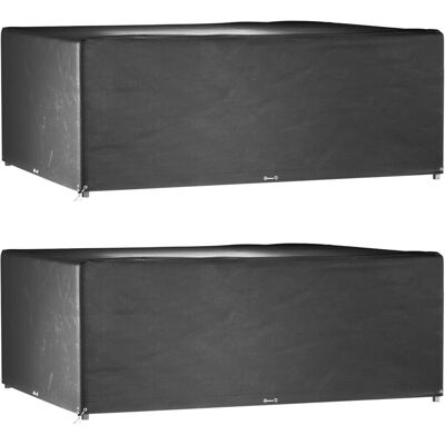 Pokrowiec na Meble Ogrodowe vidaXL - 278x204x105cm - Czarny Pokrowiec na Meble Ogrodowe vidaXL - 278x204x105cm - Czarny