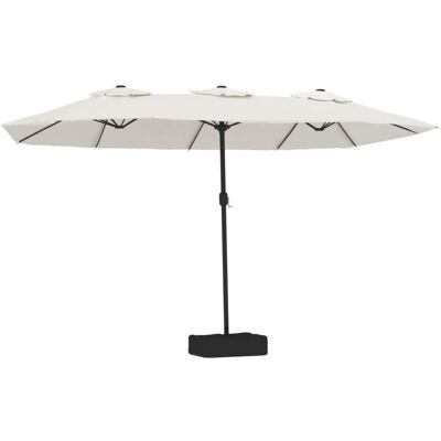 Nnevl Parasol dwustronny - 449x245cm - Poliester z ochroną UV Nnevl Parasol dwustronny - 449x245cm - Poliester z ochroną UV