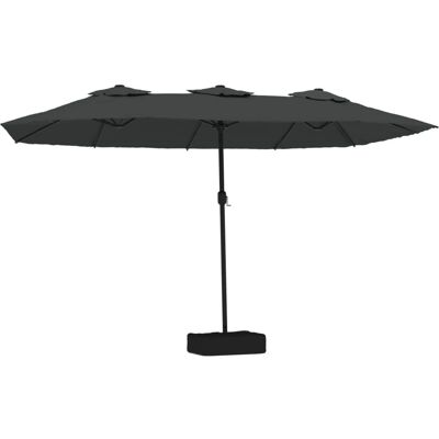 vidaXL Dobbelt hoved haveparasol med LED - Haveparasol vidaXL Dobbelt hoved haveparasol med LED - Haveparasol