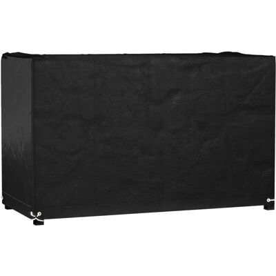 Pokrywa na Meble Ogrodowe vidaXL - 125x55x75 cm - Czarny Pokrywa na Meble Ogrodowe vidaXL - 125x55x75 cm - Czarny