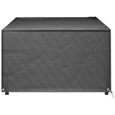 vidaXL Tuinmeubelhoes - 213x132x75 cm - Zwart - Rechthoekig - UV-werend vidaXL Tuinmeubelhoes - 213x132x75 cm - Zwart - Rechthoekig - UV-werend