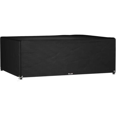 vidaXL Tuinmeubelhoes 12 Oogjes 230x165x80 cm - Rechthoekig - Zwart vidaXL Tuinmeubelhoes 12 Oogjes 230x165x80 cm - Rechthoekig - Zwart
