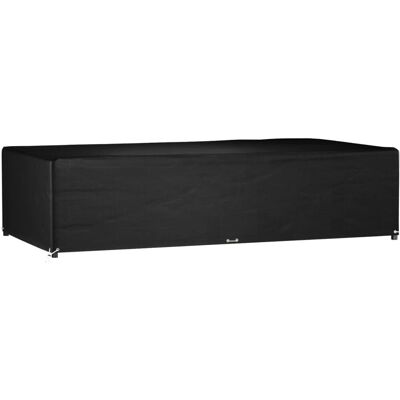 vidaXL Zwarte rechthoekige tuinmeubelhoes 315x160x75 cm vidaXL Zwarte rechthoekige tuinmeubelhoes 315x160x75 cm