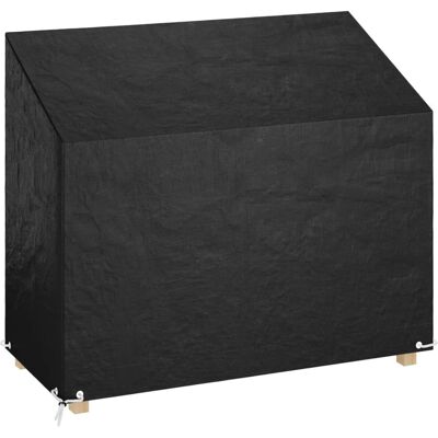vidaXL Gartenbank-Abdeckung Outdoor-Möbelschoner mit 8 Ösen, Polyethylen - Gartenbankabdeckung vidaXL Gartenbank-Abdeckung Outdoor-Möbelschoner mit 8 Ösen, Polyethylen - Gartenbankabdeckung