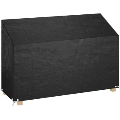 vidaXL Gartenbankabdeckung 190x70x70/88 cm Schwarz UV-beständig vidaXL Gartenbankabdeckung 190x70x70/88 cm Schwarz UV-beständig