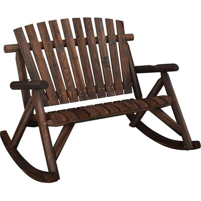 vidaXL 2-Sitzer Beistelltisch Holz Sofa - Beistelltisch vidaXL 2-Sitzer Beistelltisch Holz Sofa - Beistelltisch