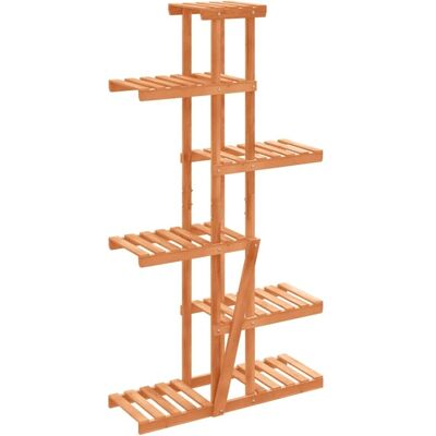 vidaXL Support à fleurs en bois de sapin clair 75x25x140,5 cm - Support à plantes vidaXL Support à fleurs en bois de sapin clair 75x25x140,5 cm - Support à plantes