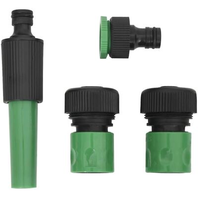 vidaXL Gartenschlauch 30m Grün - Robuster PVC Wasserschlauch mit Fittings vidaXL Gartenschlauch 30m Grün - Robuster PVC Wasserschlauch mit Fittings