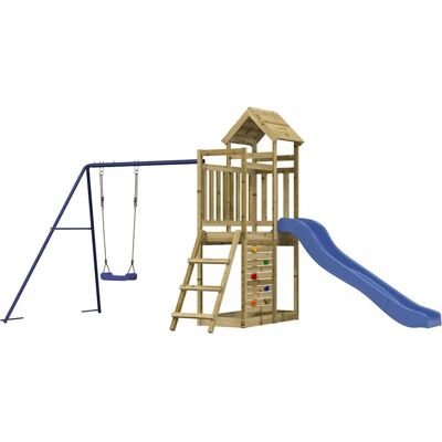 Maisonchic Klettergerüst für Außen - Spielplatz mit Rutsche, Schaukel & Sandkasten Maisonchic Klettergerüst für Außen - Spielplatz mit Rutsche, Schaukel & Sandkasten