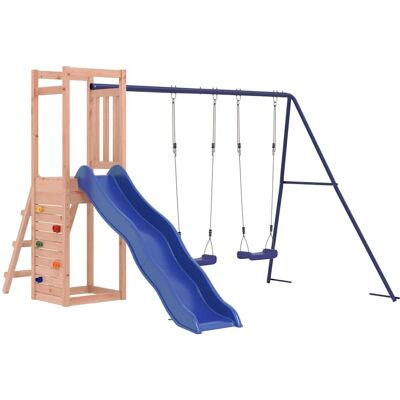 vidaXL Spielhaus mit Rutsche Schaukeln Felsenwand - Spielhaus und Outdoor Spielset vidaXL Spielhaus mit Rutsche Schaukeln Felsenwand - Spielhaus und Outdoor Spielset