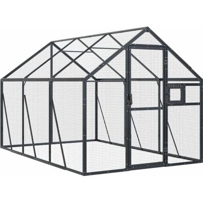 vidaXL Ude- & Indendørs Fuglekasse - Aluminium 1,79x3x1,85 m vidaXL Ude- & Indendørs Fuglekasse - Aluminium 1,79x3x1,85 m