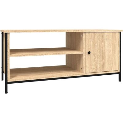 vidaXL Sonoma Eichen TV-Schrank - TV-Bank mit 3 Fächern vidaXL Sonoma Eichen TV-Schrank - TV-Bank mit 3 Fächern