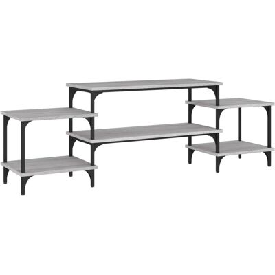 vidaXL Harmaa Sonoma TV-kaappi 157x35x52 cm - TV huonekalut vidaXL Harmaa Sonoma TV-kaappi 157x35x52 cm - TV huonekalut