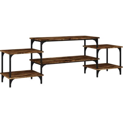 vidaXL 826327 Rauch Eichen TV-Schrank - TV Schrank vidaXL 826327 Rauch Eichen TV-Schrank - TV Schrank
