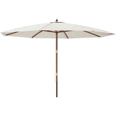 Maisonchic Model - Garden Umbrella with Wooden Pole - 400x273 cm Maisonchic Model - Garden Umbrella with Wooden Pole - 400x273 cm