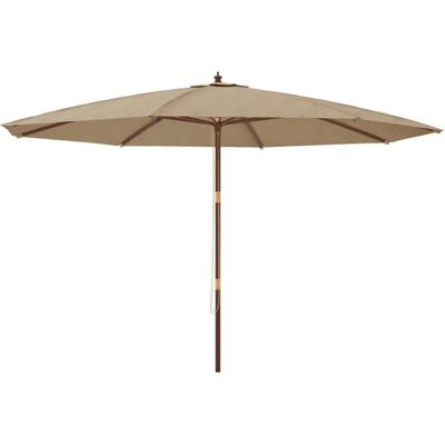 MAISONCHIC Garden Parasol - UV-Resistant Polyester - 400x273cm MAISONCHIC Garden Parasol - UV-Resistant Polyester - 400x273cm