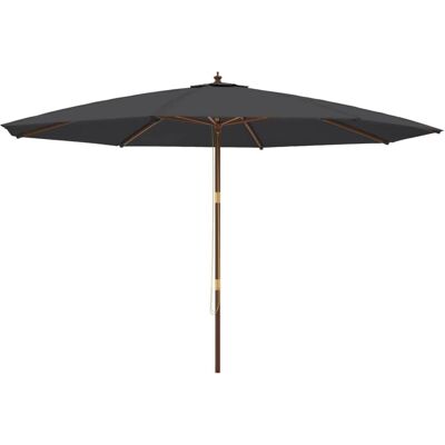 Maisonchic Tuinparasol met Houten Paal 400x273 cm - Tuinparasol Maisonchic Tuinparasol met Houten Paal 400x273 cm - Tuinparasol