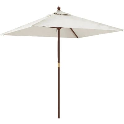 Maisonchic Gartenparaplu - UV-beständig, Holzpfosten - 198x198x231 cm Maisonchic Gartenparaplu - UV-beständig, Holzpfosten - 198x198x231 cm