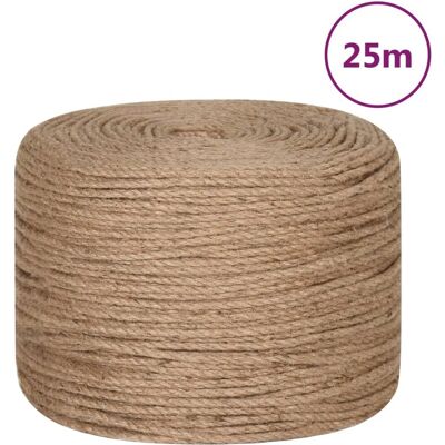 vidaXL Lina z juty 25m Naturalny sznurek z konopi - Lina vidaXL Lina z juty 25m Naturalny sznurek z konopi - Lina