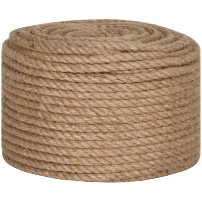 vidaXL Juta lina 10mm x 25m - Wielofunkcyjne lina vidaXL Juta lina 10mm x 25m - Wielofunkcyjne lina