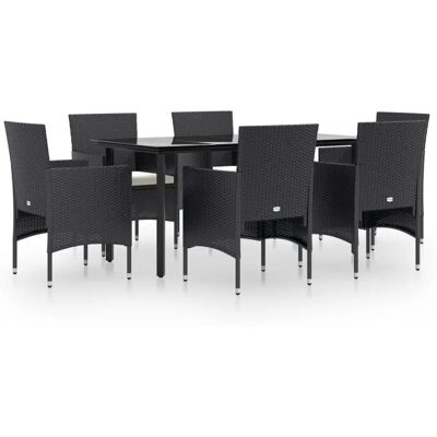 Maisonchic Modell 785550 Gartentisch-Set - Schwarz Maisonchic Modell 785550 Gartentisch-Set - Schwarz