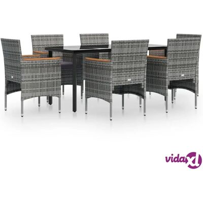 Zestaw Stołów Ogrodowych Maisonchic - Odporne na Warunki Atmosferyczne, Rattan PE, 7 Elementów Zestaw Stołów Ogrodowych Maisonchic - Odporne na Warunki Atmosferyczne, Rattan PE, 7 Elementów