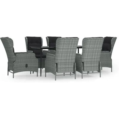 MAISON CHIC 7-delt havebord- og stolssæt - Vejrbestandigt MAISON CHIC 7-delt havebord- og stolssæt - Vejrbestandigt