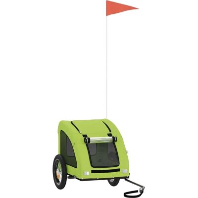 vidaXL Fahrradanhänger für Hunde Grün 124 x 53 x 53 cm vidaXL Fahrradanhänger für Hunde Grün 124 x 53 x 53 cm