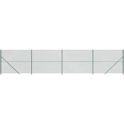 vidaXL Grüne Kettengliedzaun 1,6x10 m - Zaun vidaXL Grüne Kettengliedzaun 1,6x10 m - Zaun