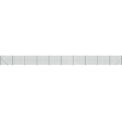 vidaXL Grüne 1,6x25 m Kettendrahtzaun mit Flansch - Zaun vidaXL Grüne 1,6x25 m Kettendrahtzaun mit Flansch - Zaun