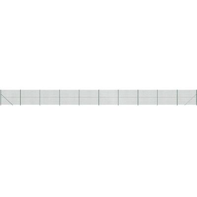 vidaXL Stahlmaschendrahtzaun 1,8x25m Grün - Zaun vidaXL Stahlmaschendrahtzaun 1,8x25m Grün - Zaun