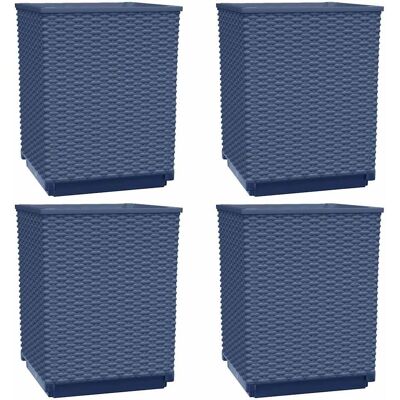 vidaXL Pflanzkübel 4er Set - Hochbeet Blumentopf vidaXL Pflanzkübel 4er Set - Hochbeet Blumentopf