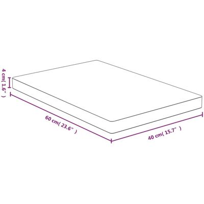 vidaXL Bambus Tischplatte 40x60x4 cm - Tischplatte vidaXL Bambus Tischplatte 40x60x4 cm - Tischplatte