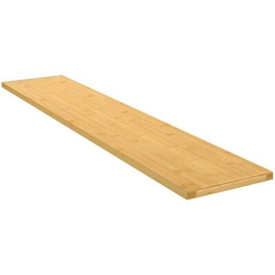 vidaXL Półka na Ścianę 100x20x1,5cm Bambus Rustykalna vidaXL Półka na Ścianę 100x20x1,5cm Bambus Rustykalna