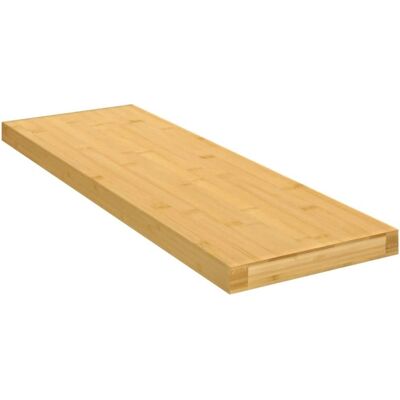 vidaXL Półka na ścianę 60x20x2,5 cm Bambus - Półka na ścianę - Bambus - Brązowy vidaXL Półka na ścianę 60x20x2,5 cm Bambus - Półka na ścianę - Bambus - Brązowy