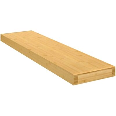 vidaXL Półka na ścianę Bambus 80x20x4cm - Półka na ścianę vidaXL Półka na ścianę Bambus 80x20x4cm - Półka na ścianę