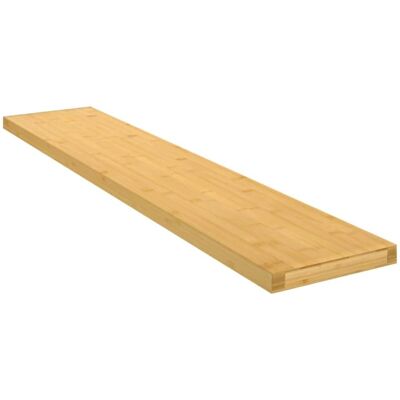 vidaXL Półka na ścianę - 100x20x4 cm Bambus - Półka na ścianę vidaXL Półka na ścianę - 100x20x4 cm Bambus - Półka na ścianę