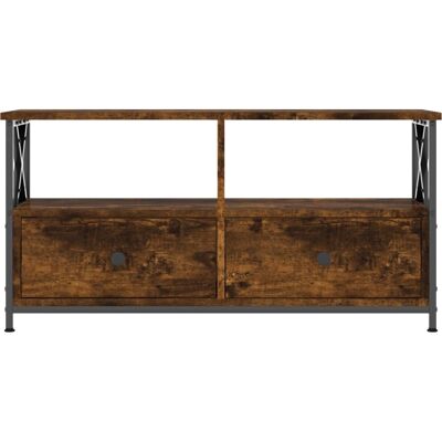 MAISONCHIC - Industrialny stolik RTV z miejscem do przechowywania - 90x33x45 cm MAISONCHIC - Industrialny stolik RTV z miejscem do przechowywania - 90x33x45 cm