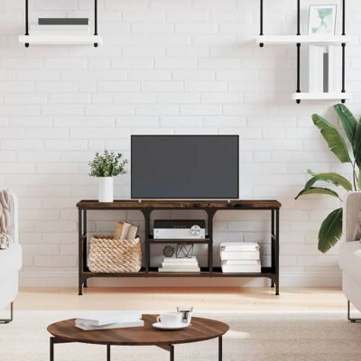 vidaXL Rauch-Eichen TV-Schrank - TV-Einheit & Konsole vidaXL Rauch-Eichen TV-Schrank - TV-Einheit & Konsole