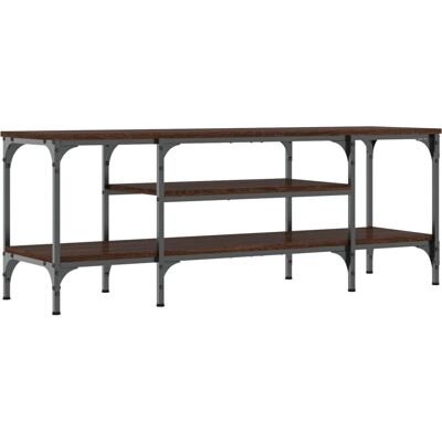 vidaXL Bruine Eiken TV Kast - Media Console & Sideboard - 121x35x45 cm - Industrieel Ontwerp vidaXL Bruine Eiken TV Kast - Media Console & Sideboard - 121x35x45 cm - Industrieel Ontwerp