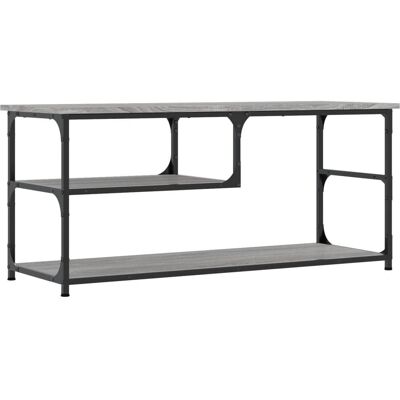 vidaXL Meuble TV Gris Sonoma - Meuble de rangement TV - Publicité vidaXL Meuble TV Gris Sonoma - Meuble de rangement TV - Publicité