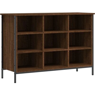 vidaXL Braun Eichen Schuhschrank 100x35x70 cm - Schuhaufbewahrung vidaXL Braun Eichen Schuhschrank 100x35x70 cm - Schuhaufbewahrung
