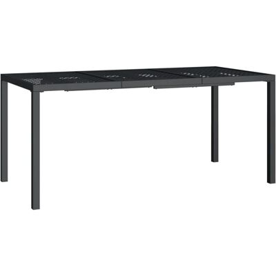 vidaXL Stół ogrodowy ze stali 165x80x72 cm - Meble na zewnątrz vidaXL Stół ogrodowy ze stali 165x80x72 cm - Meble na zewnątrz
