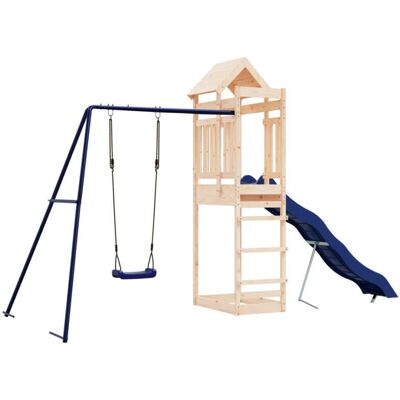 vidaXL Parque infantil de exterior madera maciza de pino vidaXL Parque infantil de exterior madera maciza de pino