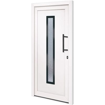 vidaXL Haustür Weiß 98x208 cm PVC - Haustür vidaXL Haustür Weiß 98x208 cm PVC - Haustür